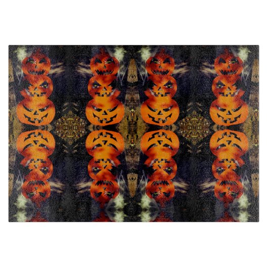 Planche à découper Jack-O-Lanterns éffrayante empi (Devant)