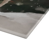 Planche À Découper Jack Russell Chien à Noël de neige (Coin)