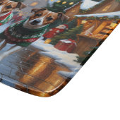 Planche À Découper Jack Russell Dogs Christmas Snow Holiday (Coin)