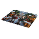 Planche À Découper Jack Russell Dogs Christmas Snow Holiday (Coin)