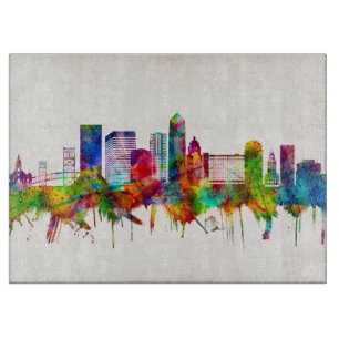 Planche À Découper Jacksonville Florida Skyline