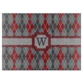 Planche À Découper Jacquard de cendres et d'adhérents (Devant)