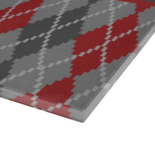 Planche À Découper Jacquard de cendres et d'adhérents (Coin)