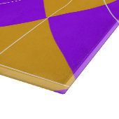 Planche À Découper Jacquard pourpre et orange (Coin)