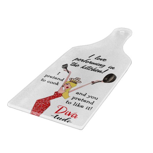 Planche À Découper "J'adore jouer... !" Diva (Coin)