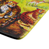 Planche À Découper Jaguar Maman et Cubs Se détendre dans la jungle. C (Coin)