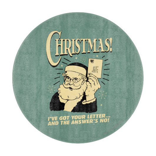 Planche À Découper J'Ai Ta Lettre.. La réponse est non (Devant)