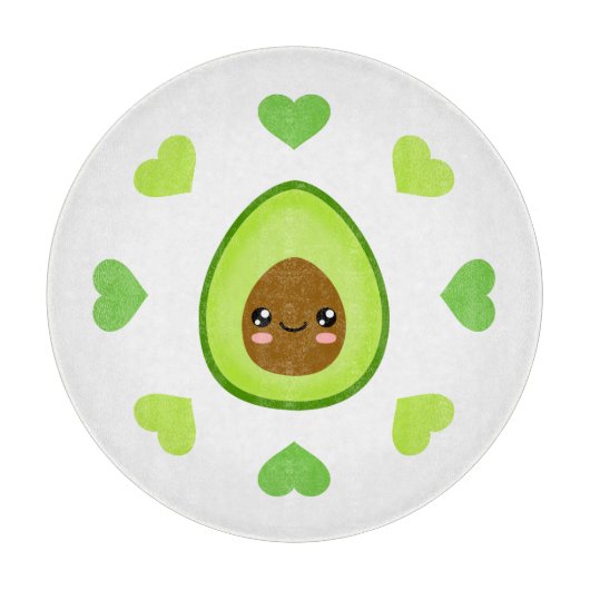 Planche À Découper J'aime Avocado (Devant)