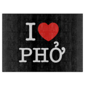 Planche À Découper J'aime (d'amour) Pho (Devant)