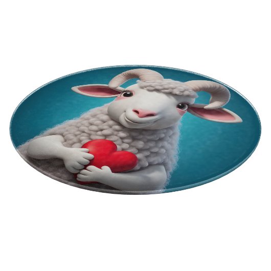 Planche À Découper J'aime Ewe (Coin)