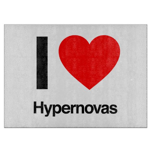 Planche À Découper j'aime hypernovas.ai (Devant)