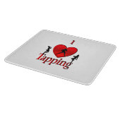 Planche À Découper J'aime le claquettes (Coin)