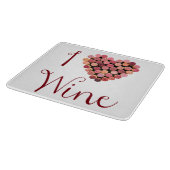 Planche À Découper J'Aime Le Vin (Coin)
