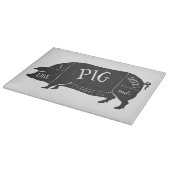 Planche À Découper J'aime les boutons de cochon et je ne peux pas men (Coin)