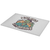 Planche À Découper J'aime les filles avec de l'intelligence (Coin)