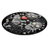 Planche À Découper J'aime les monstres parce que les gens aiment les  (Coin)