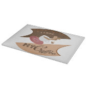 Planche À Découper J'aime mon café Retro Java (Coin)