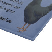 Planche À Découper J'aime mon poulet australorp (Coin)