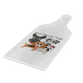 Planche À Découper Jamais Assez De Chiens (Coin)