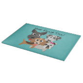 Planche À Découper Jamais Assez De Chiens (Coin)