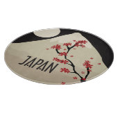 Planche À Découper Japan with Mountain Moon and Maple Tree Graphic (Coin)