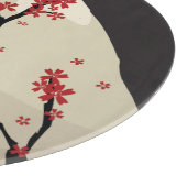 Planche À Découper Japan with Mountain Moon and Maple Tree Graphic (Coin)