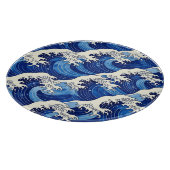 Planche À Découper Japanese Great Wave Pattern Ocean  (Coin)
