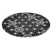 Planche À Découper Japonais Asanoha motif - noir et blanc (Coin)