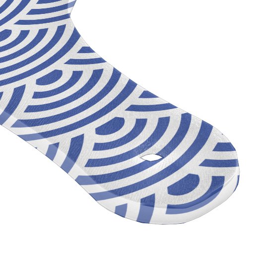 Planche À Découper Japonais Nami Wave Motif et Monogramme (Coin)