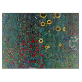 Planche À Découper Jardin agricole avec tournesol par Klimt, Fleurs V (Devant)