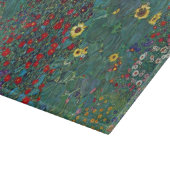 Planche À Découper Jardin agricole avec tournesol par Klimt, Fleurs V (Coin)