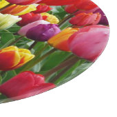 Planche À Découper Jardin aux fleurs de tulipes (Coin)
