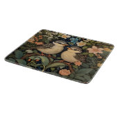 Planche À Découper Jardin botanique de deux mignons bébés oiseaux (Coin)