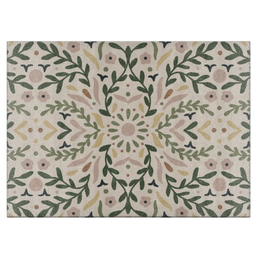 Planche À Découper Jardin botanique Floral (Devant)