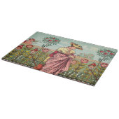 Planche À Découper Jardin Cultivation Flower Woman Art Antique (Coin)