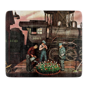 Planche À Découper Jardin d'agrément de yard de train par Stevan