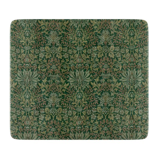 Planche À Découper Jardin de fleurs de William Morris - Verts (Devant)