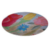 Planche À Découper Jardin de fleurs d'été (Coin)