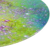 Planche À Découper JARDIN DES OMBRES PERDUES - Vert Jaune violet (Coin)