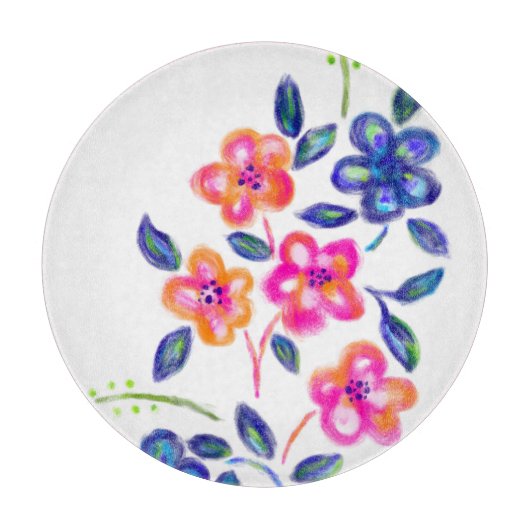 Planche À Découper Jardin fleuri (Devant)