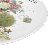 Planche À Découper Jardin fleuri Vintage (Coin)