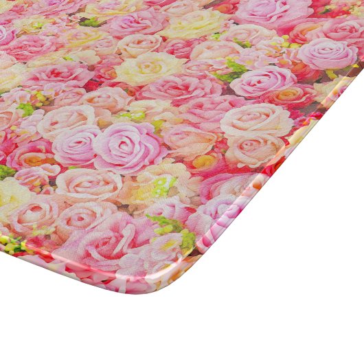 Planche À Découper Jardin rose (Coin)