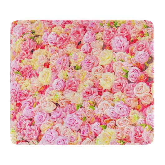 Planche À Découper Jardin rose (Devant)