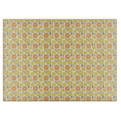 Planche À Découper Jaune citron orange  Motif  (Devant)