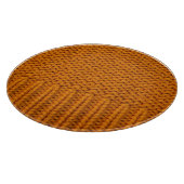 Planche À Découper Jaune clair : texture tricotée artisanale. (Coin)