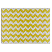 Planche À Découper Jaune Zigzag, Jaune Chevron, Motif géométrique (Devant)