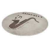 Planche À Découper Jazzy Java-Grains de Café-Saxophone- (Coin)