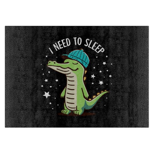 Planche À Découper je dois dormir (Devant)