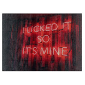 Planche À Découper Je L'Ai Laissée Comme Sa Mine (Devant)