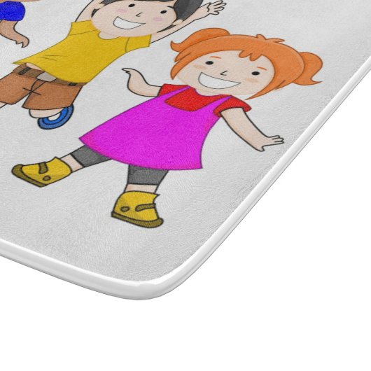 PLANCHE À DÉCOUPER JE LUV MES AMIS (Coin)